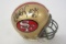 Randy Cross San Francisco 49ers signed autographed micro football helmet Certified COA