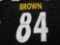 Antonio Brown Pittsburgh Steelers signed autographed black football jersey Certified COA