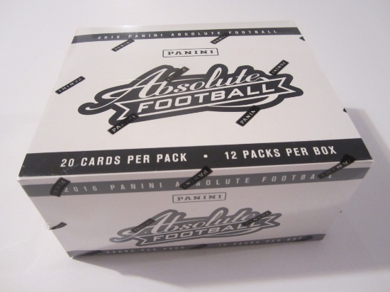 2016 Panini Absolute Football sealed box 12 packs with 20 cards per pack