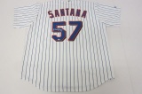 Johan Santana New York Mets signed autographed baseball jersey Certified COA