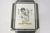 Floyd Patterson Ingemar Johannson boxing signed autographed frame matted 16x20 print Certified COA