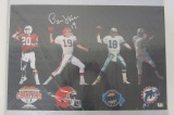 Bernie Kosar Cleveland Browns signed autographed career progression 16x20 color photo Certified COA