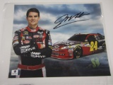 Jeff Gordon NASCAR signed autographed 8x10 color photo Certified COA