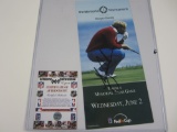 Jack Nicklaus PGA signed autographed Pamphlet / Flyer Certified COA