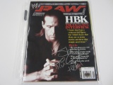 HBK Shaun Michaels WWE signed autographed RAW Official Magazine Certified COA