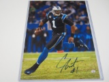 Cam Newton Carolina Panthers signed autographed 11x14 color photo Certified COA