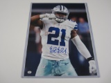 Ezekiel Elliott Dallas Cowboys signed autographed 11x14 color photo Certified COA