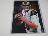 Jared Goff Los Angeles Rams signed autographed 11x14 color photo Certified COA