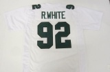 Reggie White Philadelphia Eagles white football jersey