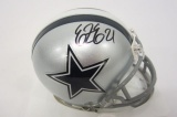 Ezekiel Elliott Dallas Cowboys signed autographed mini helmet Certified COA