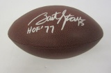 Bart Starr Green Bay Packers signed autographed brown football w/HOF '77 inscription Certified COA