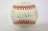 1996 Florida Marlins Gary Sheffield Livan Hernandez TEAM signed official baseball 25+ sigs Certified