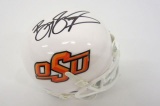 Barry Sanders Oklahoma State Cowboys signed autographed mini helmet Certified COA