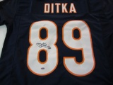Mike Ditka Chicago Bears signed autographed dark blue football jersey Certified COA
