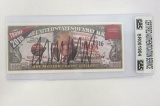 Donald Trump President One Million Trump Dollars signed autographed certified COA