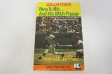Willie Mays New York Mets signed autographed How to Hit audio cassette tape Certified COA