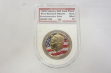 Barack Obama 2009 Liberty 24K Gold Plated Commemorative Coin Gem Mint 10
