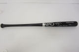 Raji Davis Cleveland Indians signed full size black bat with cycle 7-2-16 inscription Certified COA