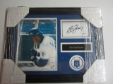 Bo Jackson Kansas City Royals signed autographed framed matted 3x5 index card Certified COA