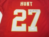 Kareem Hunt Kansas City Chiefs signed autographed football jersey Certified COA