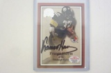 Franco Harris Pittsburgh Steelers signed autographed football card Certified COA
