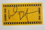 Willem Defoe actor signed autographed 3x3.5 