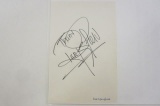 Rick Springfield singer songwriter signed autographed 3x5 index card Certified COA