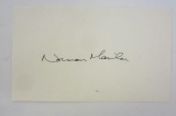 Norman Mailer journalist actor signed autographed 3x5 index card Certified COA