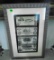 FRAMED AUTHENTIC CURRENCY 1800'S
