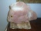 PINK OPAL FISH SCULPTURE-HAND CARVED