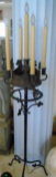 HAND FORGED IRON LAMP