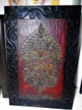WOOD RELIEF FEATURES FLOWERS & LEAVES