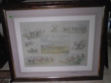 FRAMED PRINT 'JENKINSTOWN GRAND NATIONAL 1910' BY ALPEA BRIGHT