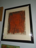 Framed lithograph, Pencil signed by the artist