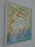 FRAMED ACRYLIC PAINTING BY KELLY FISHER