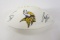 Stefon Diggs/Case Keenum Minnesota Vikings Hand Signed Autographed Logo Football Paas Certified.