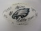 2017 Philadelphia Eagles Team Signed Autographed Logo Football Foley/Wentz/Clement and Many Others P