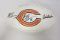 Dick Butkus Daryle Singletary Brian Urlacher Chicago Bears signed autographed Logo Football Certifie