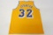 Magic Johnson L.A. Lakers signed autographed Yellow Jersey Certified Coa