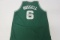Bill Russell Boston Celtics signed autographed Green Jersey Certified Coa