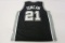 Tim Duncan San Antonio Spurs signed autographed Black Jersey Certified Coa
