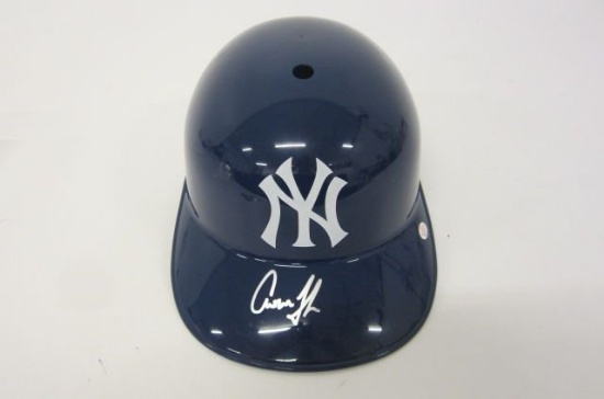 Aaron Judge New York Yankees Hand Signed Autographed Batting Helmet Paas Certified.