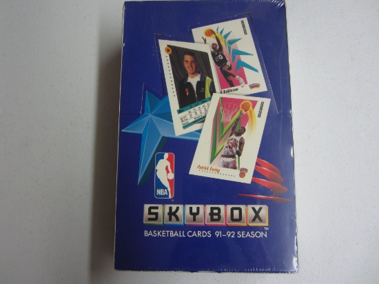 Skybox 1991-92 NBA Basketball Season Full Box Factory Wrap