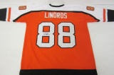 Eric Lindros Philadelphia Flyers signed autographed Orange Jersey Certified Coa