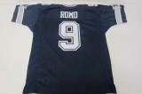 Tony Romo Dallas Cowboys signed autographed Blue Jersey Certified Coa