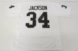 Bo Jackson Oakland Raiders signed autographed White Jersey Certified Coa