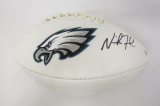 Nick Foles Philadelphia Eagles Hand Signed Autographed Logo Football Paas Certified.