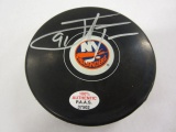 John Tavares New York Islanders Hand Signed Autographed Hockey Puck Paas Certified.