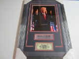 Donald Trump POTUS signed autographed Framed One Dollar Bill Certified COA