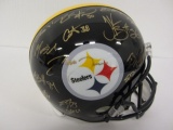 2017 Pittsburgh Steelers Team Signed Autographed Helmet Roethlisberger/Brown/Bell/Shazier and Many O